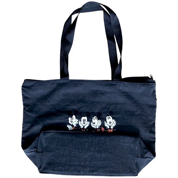 Cool Walt Disney World Black Embroidered Tote Bag - Picture 3 of 5